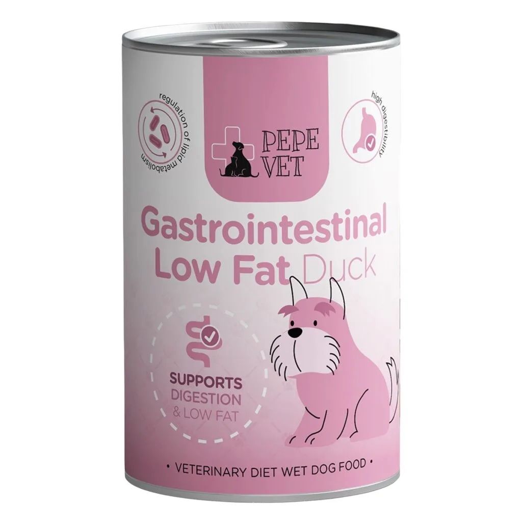 PAKA ZWIERZAKA Pepe Vet Gastrointestinal Low fat Mono Duck - wet dog food - 400g