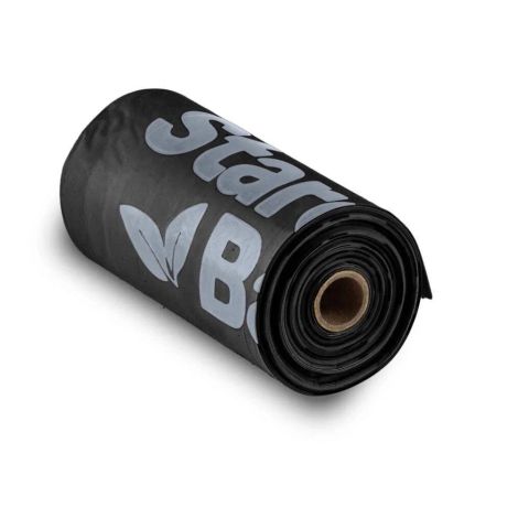 STARCHBAG BIO compostable poop bags black – 1x15 pcs