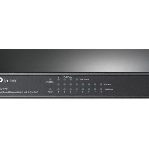 Switch|TP-LINK|8x10Base-T / 100Base-TX / 1000Base-T|TL-SG1008P