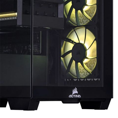 Actina 5901443413868 PC AMD Ryzen™ 7 7800X3D 32 GB DDR5-SDRAM 2 TB SSD NVIDIA GeForce RTX 5070 Ti Windows 11 Home Midi Tower Black