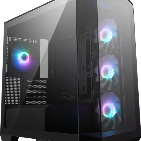 Case|MSI|MAG PANO 100R PZ|MidiTower|Case product features Transparent panel|ATX|MicroATX|MiniITX|Colour Black|MAGPANO100RPZ