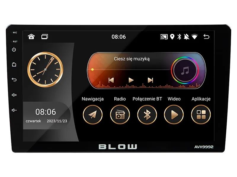 Radio BLOW AVH-9992 2DIN 9" Android/WiFi/GPS/CARPLAY