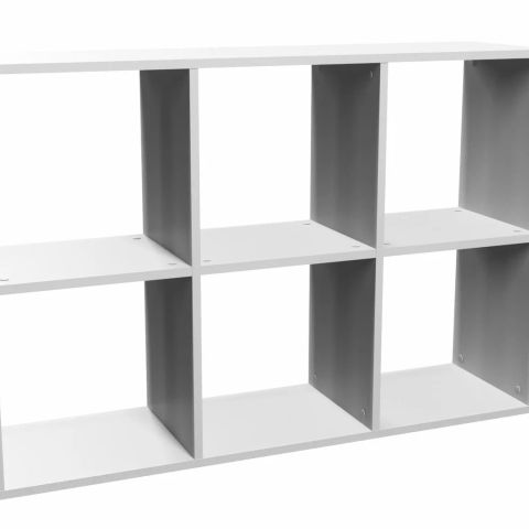 Topeshop MALAX 2X3 BIEL living room bookcase