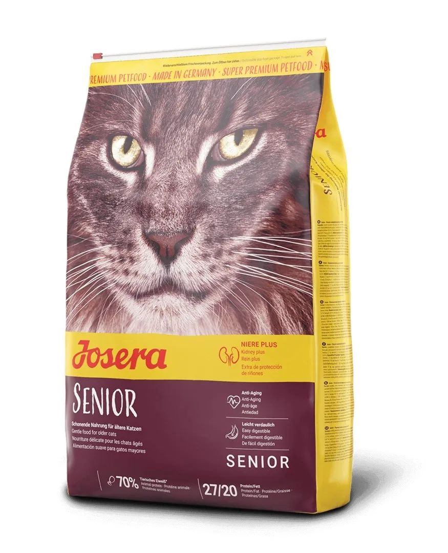 Josera Senior cats dry food 10 kg Corn, Liver, Rice