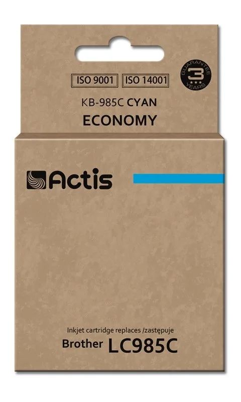 Actis KB-985C Ink (replacement for Brother LC985C; Standard; 19,5 ml; cyan)