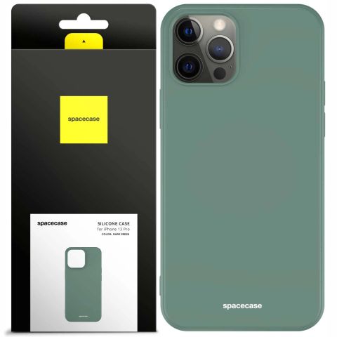 Spacecase Silikoonümbris iPhone 13 Pro Dark Green