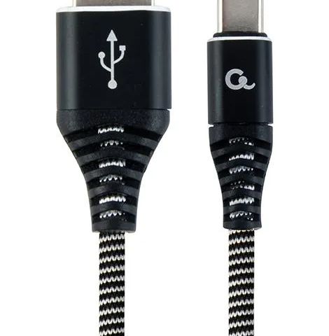 CABLE USB-C TO USB2 1M BLK/WHT/CC-USB2B-AMCM-1M-BW GEMBIRD