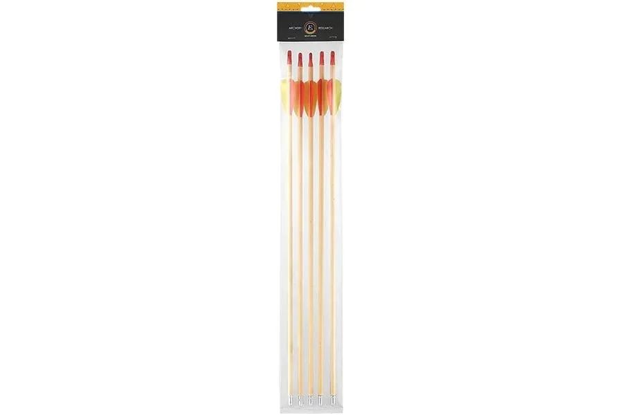 Poe Lang Target Wooden 30" D-027A-B1 Wooden arrows 5 pcs