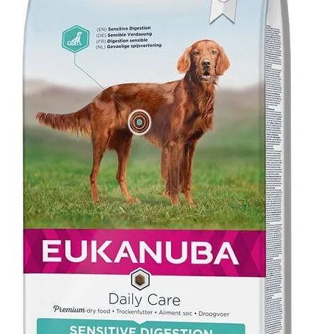 Eukanuba Daily Care Adult Sensitive Digestion - dry dog food - 12 kg