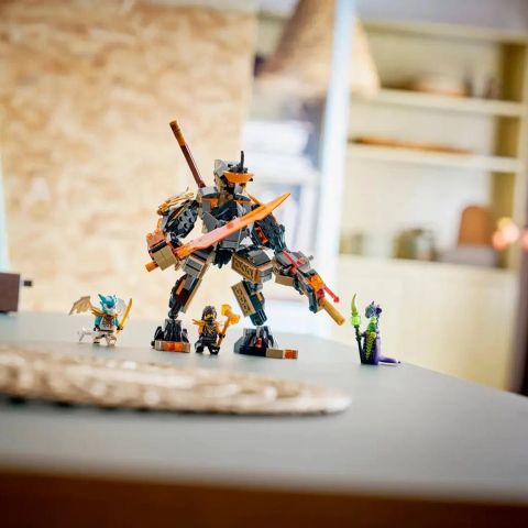 LEGO NINJAGO 71854 Cole's Mission Mech and Dragon Zane