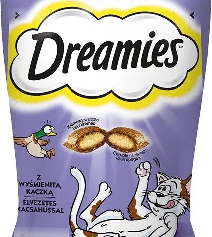 Dreamies 5998749116500 cat treats Duck Snacks 60g
