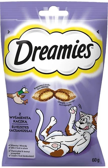Dreamies 5998749116500 cat treats Duck Snacks 60g