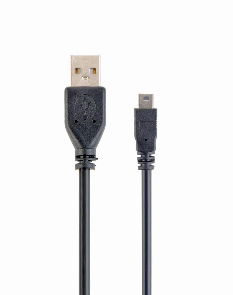 CABLE USB2 AM-MINI 1.8M BLACK/CCP-USB2-AM5P-6 GEMBIRD