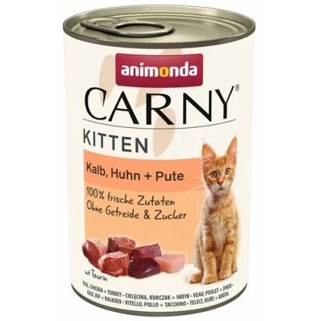 ANIMONDA Carny Kitten Veal, chicken, turkey - wet cat food - 400g