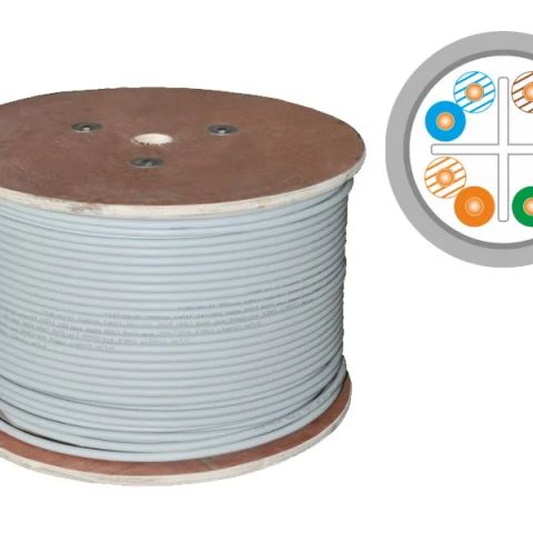 Q-LANTEC F/UTP cat.6A network cable, twisted pair, LSOH