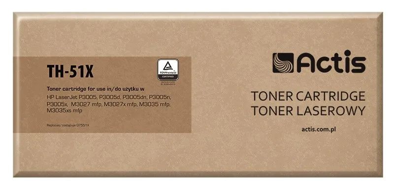 Actis TH-51X Toner (replacement for HP 51X Q7551X; Standard; 13.000 pages; black)