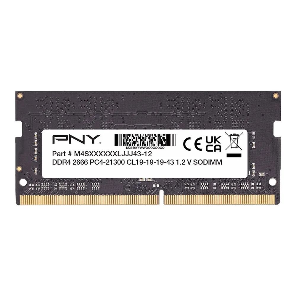 PNY MN8GSD42666 memory module 8 GB 1 x 8 GB DDR4 260-pin SO-DIMM