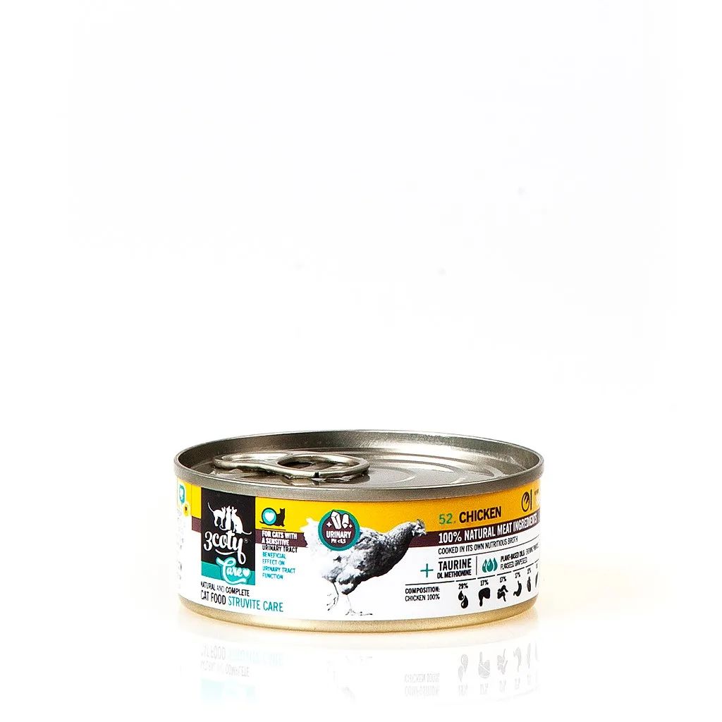 3COTY Chicken Struvite care - wet cat food - 80g