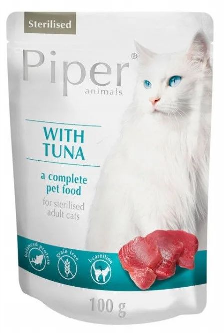 DOLINA NOTECI Piper Sterilised Tuna - wet cat food - 100 g