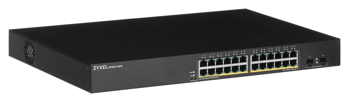 Zyxel GS1900-24HP Managed Gigabit Ethernet (10/100/1000) 1U Black