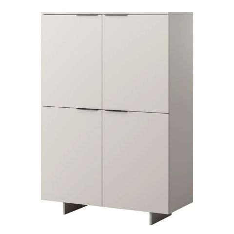 Cama 4D chest of drawers ALMA 100x41.5xH145 cashmere