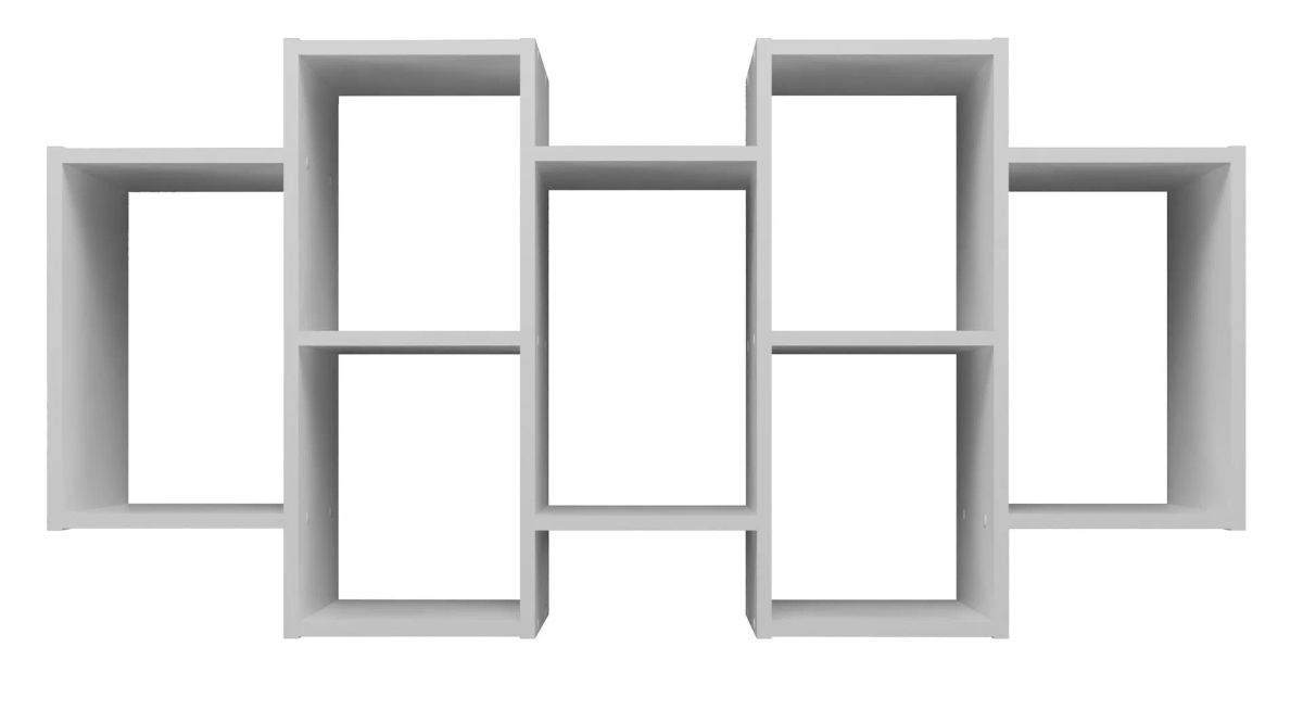 Wall-hung bookcase Bilbao 7.0 Wall Shelves White