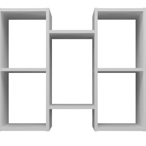 Wall-hung bookcase Bilbao 7.0 Wall Shelves White