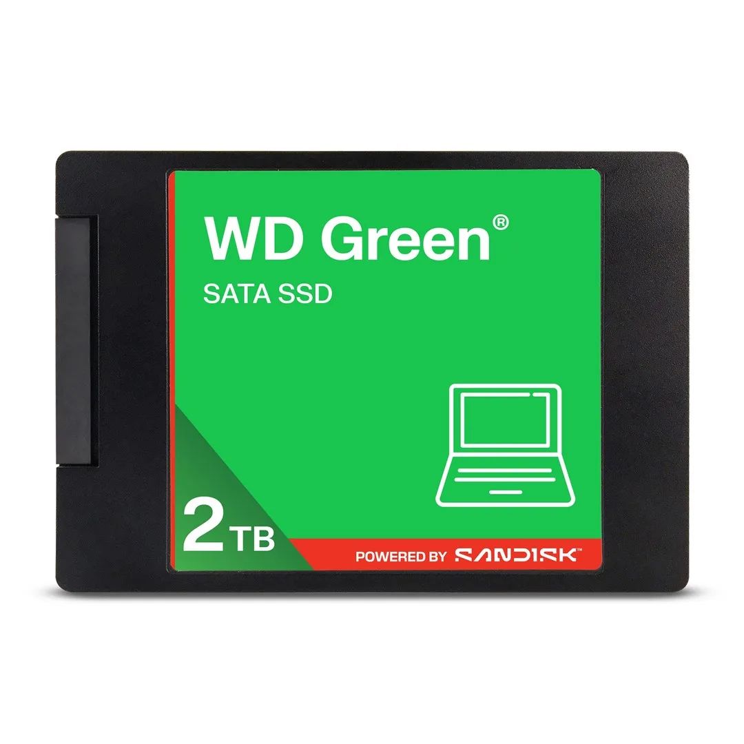 SSD|SANDISK|Green|POWERED BY SANDISK|2000 GB|Serial ATA III|Read speed 545 MB/s|2.5"|WDS200T5G0A-00CPT0