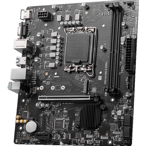 Mainboard|MSI|Intel H610|LGA1700|MicroATX|Memory DDR4|Memory slots 2|1xPCI-Express 1x|1xPCI-Express 16x|1xM.2|1x15pin D-sub|1xHDMI|4xUSB 2.0|2xUSB 3.2|1xPS/2|1xRJ45|3xAudio port|PROH610M-EDDR4