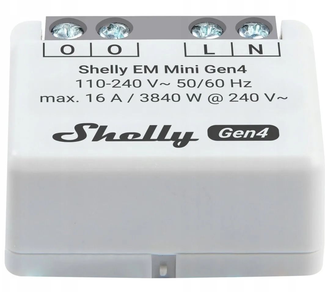 Shelly EM Mini Gen4 WiFi smart energy consumption monitor