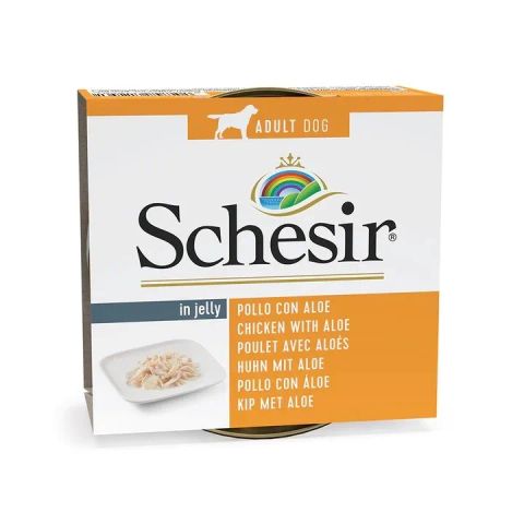 SCHESIR in jelly Chicken with aloe - wet dog food - 150 g