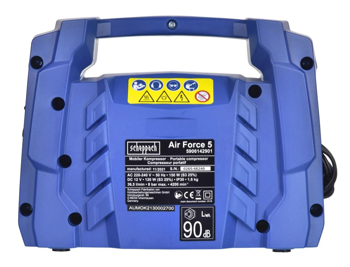 Scheppach AIR-FORCE 5 5906142901 air compressor 0.2 W AC