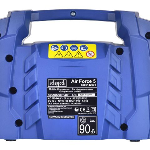 Scheppach AIR-FORCE 5 5906142901 air compressor 0.2 W AC
