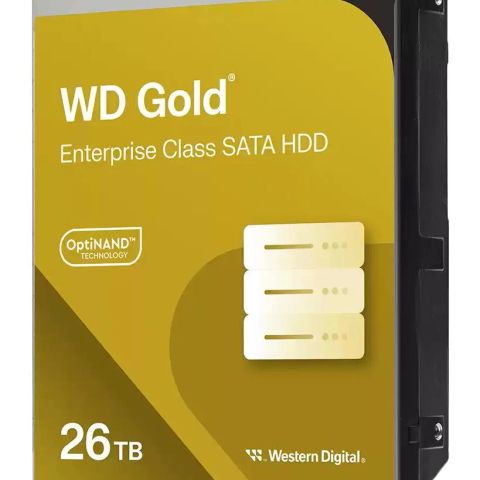 HDD|WESTERN DIGITAL|Gold|26TB|SATA|512 MB|7200 rpm|3,5"|WD261KRYZ