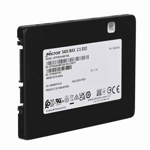 SSD|MICRON|5400 Max|480 GB|Serial ATA III|2.5"|MTFDDAK480TGB-1BC1ZABYYT