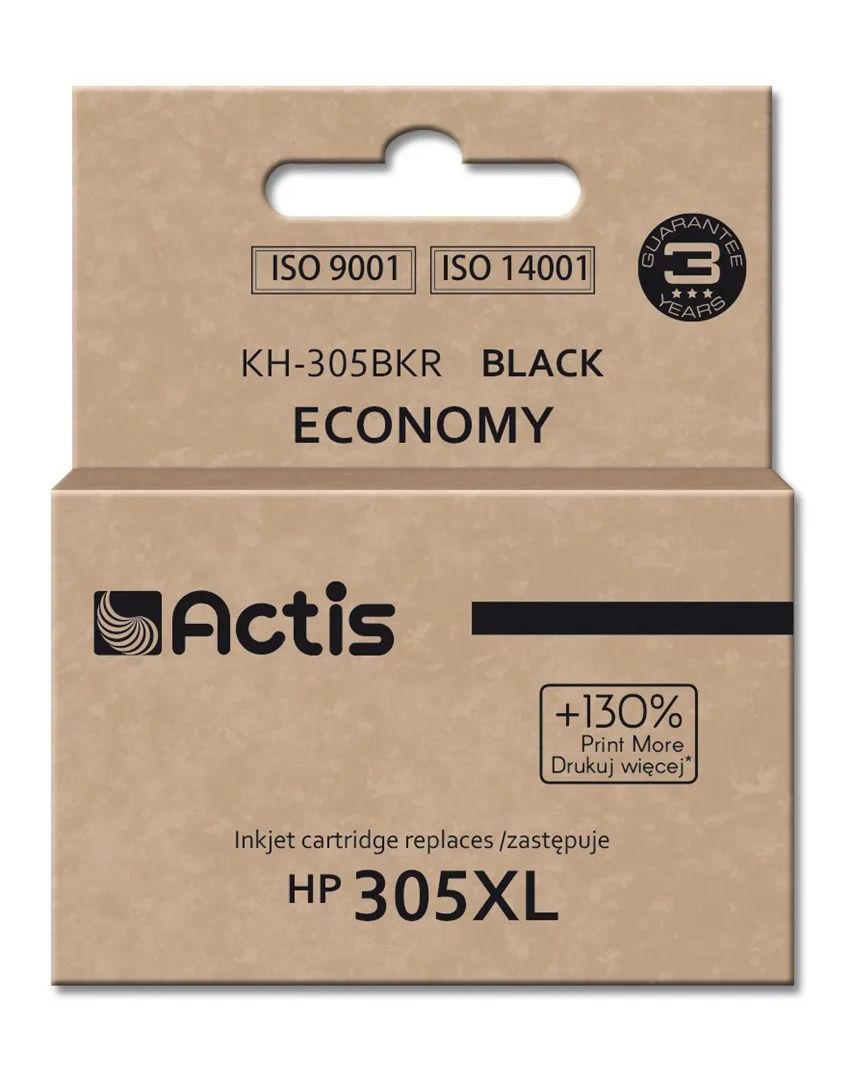 Actis KH-305BKR Ink (replacement for HP 305XL 3YM62A; Standard; 20 ml; black)