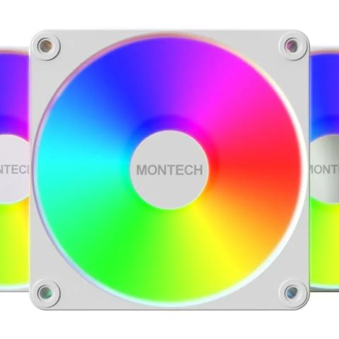 CASE FAN 120MM GF120R V2/ARGB PWM 3I1 (W) MONTECH
