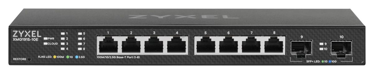Zyxel XMG1915-10E Managed L2 2.5G Ethernet (100/1000/2500)