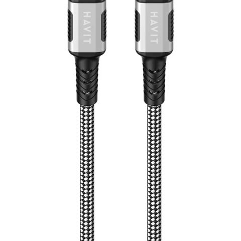 Havit CB6297 - Magnetic cable USB type C to USB type C, 1m (white)