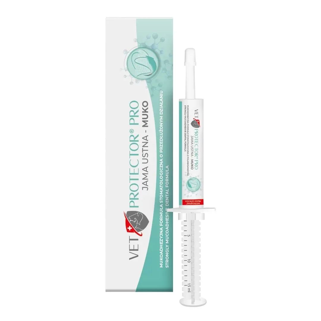 JM SANTE Vet Protector Pro Muko - protective dental gel for dogs and cats – 15 ml