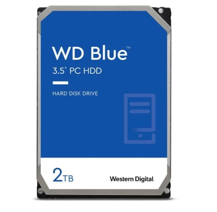 HDD|WESTERN DIGITAL|Blue|2TB|SATA 3.0|64 MB|5400 rpm|3,5"|WD20EARZ