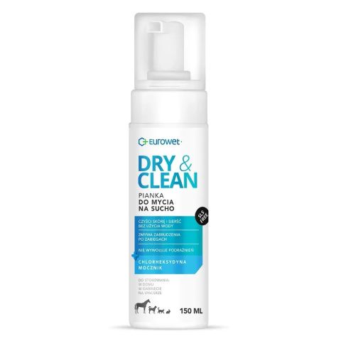 EUROWET Dry & Clean - foam for dogs and cats - 150 ml
