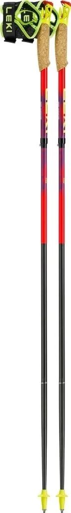 LEKI TRL Ultratrail FX One trekking poles, 115 cm, red