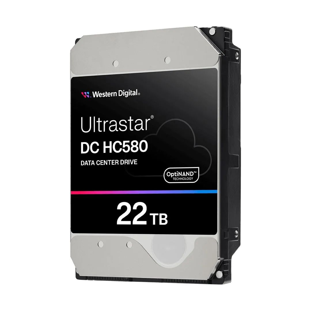 Western Digital Ultrastar DC HC580 internal hard drive 22 TB 7200 RPM 512 MB 3.5" SAS