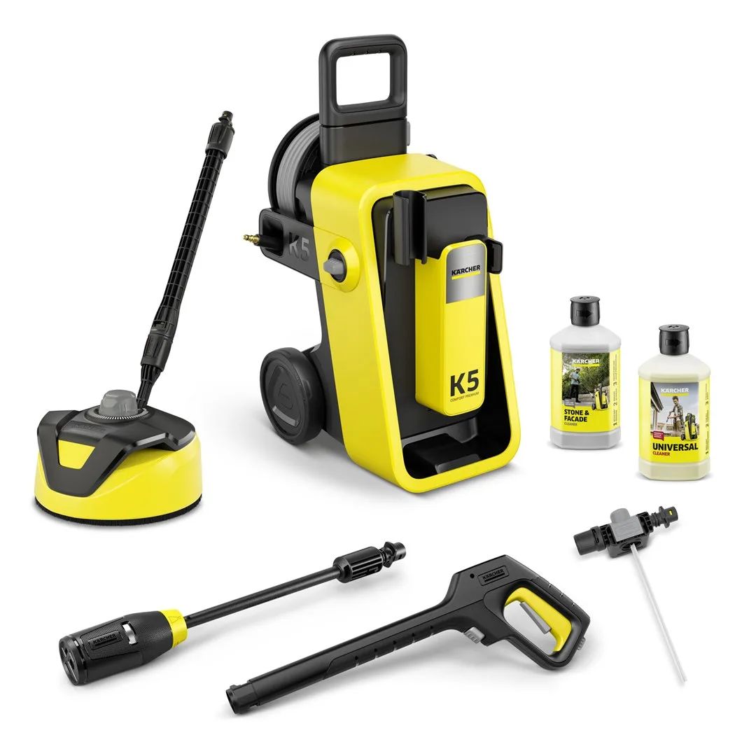 Kärcher K 5 Comfort Premium Home pressure washer Upright Electric 500 l/h Yellow