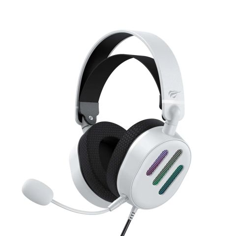 Havit H2038U - gaming headphones, black and white
