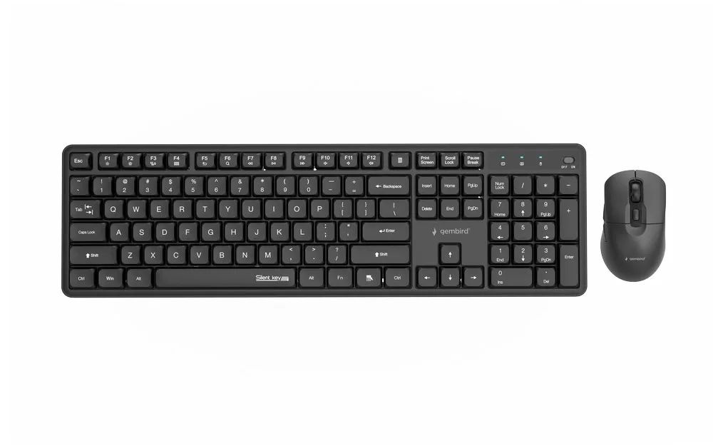 KEYBOARD +MOUSE WRL ENG/BLACK KBS-WMS-01 GEMBIRD