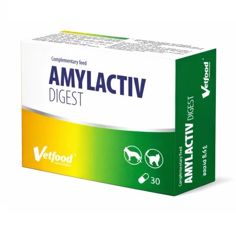 VETFOOD Amylactiv Digest - supplements for dogs and cats - 30pcs