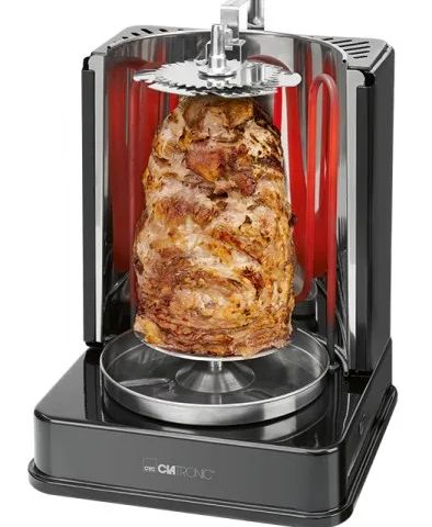 Clatronic DVG 3686 Grill Electric Black 1400 W
