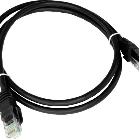 Alantec KKU5CZA1 networking cable Black 0.25 m Cat5e U/UTP (UTP)